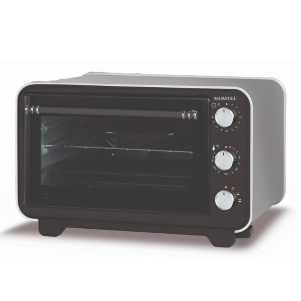 Four posable électrique KUMTEL 32 Litres - Gris (MOD.KF3125 GRIS) Four posable électrique KUMTEL 32 Litres - Gris (MOD.KF3125 GRIS)